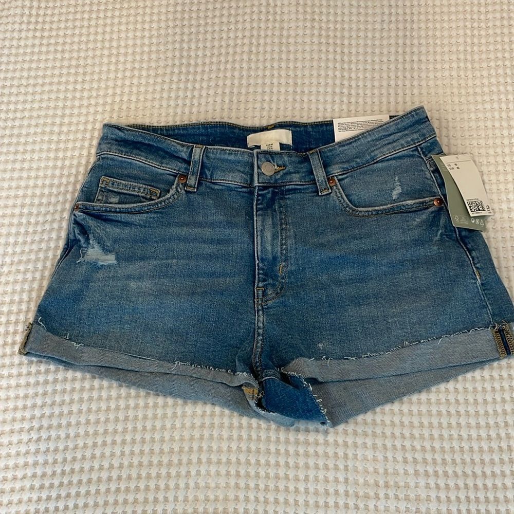 5 for $45/ H&M High Rise Jean Cut-off Shorts NWT